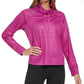 DKNY Women's Honeycomb Mesh Funnel Neck Sweatshirt Pink Size X-Large
