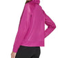 DKNY Women's Honeycomb Mesh Funnel Neck Sweatshirt Pink Size X-Large
