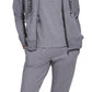 DKNY Women's Metallic Two Tone Logo Hoodie Gray Size X-Large