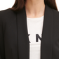 DKNY Women's Open Front Shawl Collar Jacket Black Size 10