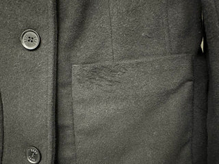 Dkny Women's Stand-Collar Button-Front Belted Coat Black Size M