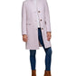 DKNY Women's Single Breasted Boucle Walker Coat Purple Size Medium