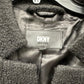 Dkny Women's Single-Breasted Boucle Walker Coat Black Size XL
