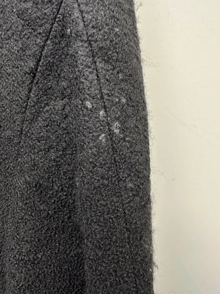 Dkny Women's Single-Breasted Boucle Walker Coat Black Size XL