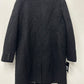 Dkny Women's Single-Breasted Boucle Walker Coat Black Size XL
