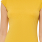 DKNY Women's Sleeveless Turtleneck Yellow Size Large