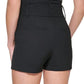 DKNY Women's Tie Waist Shorts Black Size 6