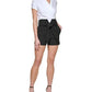 DKNY Women's Tie Waist Shorts Black Size 6