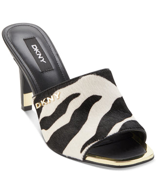 DKNY Women's Bronx Stiletto Heel Mule Sandals Black Size 9.5