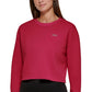 DKNY Women's Cropped Pullover Red Size Medium