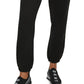DKNY Women's Metallic Logo Sweatpant Jogger Black Size X-Small