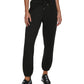 DKNY Women's Metallic Logo Sweatpant Jogger Black Size X-Small