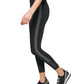DKNY Women's High Waist Rhinestone Stripe Leggings Black Size Medium