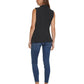 DKNY Women's Sleeveless Double Breasted Vest Black Size 6