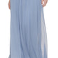 DKNY Women's Embellished Halter Gown Blue Size 4