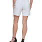DKNY Women's Seersucker Shorts White Size 16