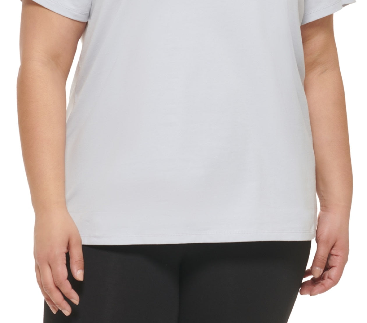 DKNY Women's Logo Tee Blue Size 3X