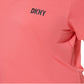 DKNY Women's Logo Tee Red Size 1X