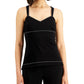 Donna Karan Women's Luxe Stitch Sleeveless Top Black