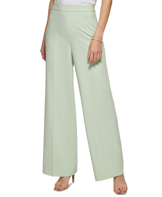 DKNY Women's Wide Leg Pants Green Size 6