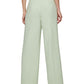 DKNY Women's Wide Leg Pants Green Size 6