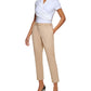 DKNY Women's Essex Mid Rise Pants Brown Size 2 Petite