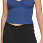 DKNY Women's Cropped Tank Blue Size X-Small