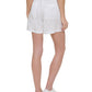 DKNY Women's Pull On Shorts White Size Large