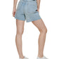DKNY Women's Kent High Rise Denim Shorts Blue Size 26