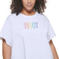 DKNY Women's Pride Logo T-Shirt White Size 1X