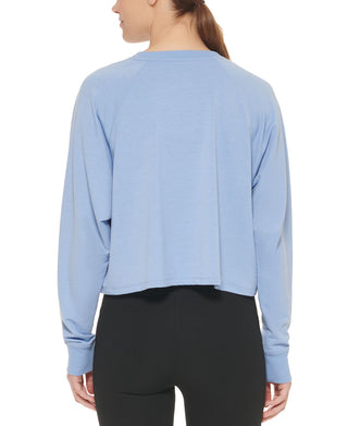 DKNY Women's Lightweight Super Soft Pullover Blue Size Medium