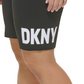 DKNY Women's Logo Fitness Bike Short Black Size 1X