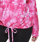 DKNY Women's Plus Terry Pullover Sweatshirt Pink Size 3X