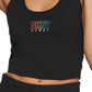 DKNY Women's Pride Logo Racerback Tank Top Black Size Small