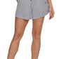 DKNY Women's Terry Cloth Relaxed Shorts Gray