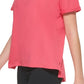 DKNY Women's Cotton Logo T-Shirt Pink Size Medium