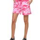 DKNY Women's Tie Dyed Shorts Pink Size Medium
