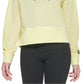 DKNY Women's Mesh Hoodie Yellow Size X-Large
