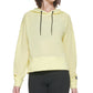 DKNY Women's Mesh Hoodie Yellow Size X-Large