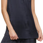 DKNY Women's Pleated Sleeveless Top Blue Size Large