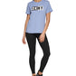 DKNY Women's Logo T Shirt Purple Size X-Small