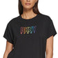 DKNY Women's Pride Logo Tee Black Size Small