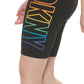 DKNY Women's Pride Logo High Waist Bike Shorts Black Size Small