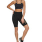 DKNY Women's High Waist Bike Shorts Black Size Large