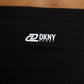 DKNY Women's Exploded Sport Outline Logo Tube Top Black Size Large