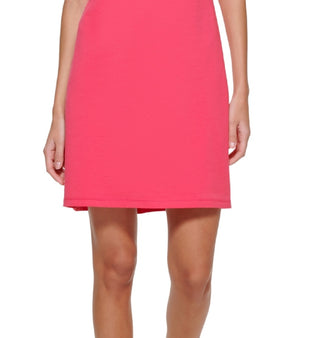 DKNY Women's Cotton Logo T-Shirt Dress Pink Size Medium