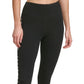 DKNY Women's High Waist Colorblocked 7/8 Leggings Pink Size Large