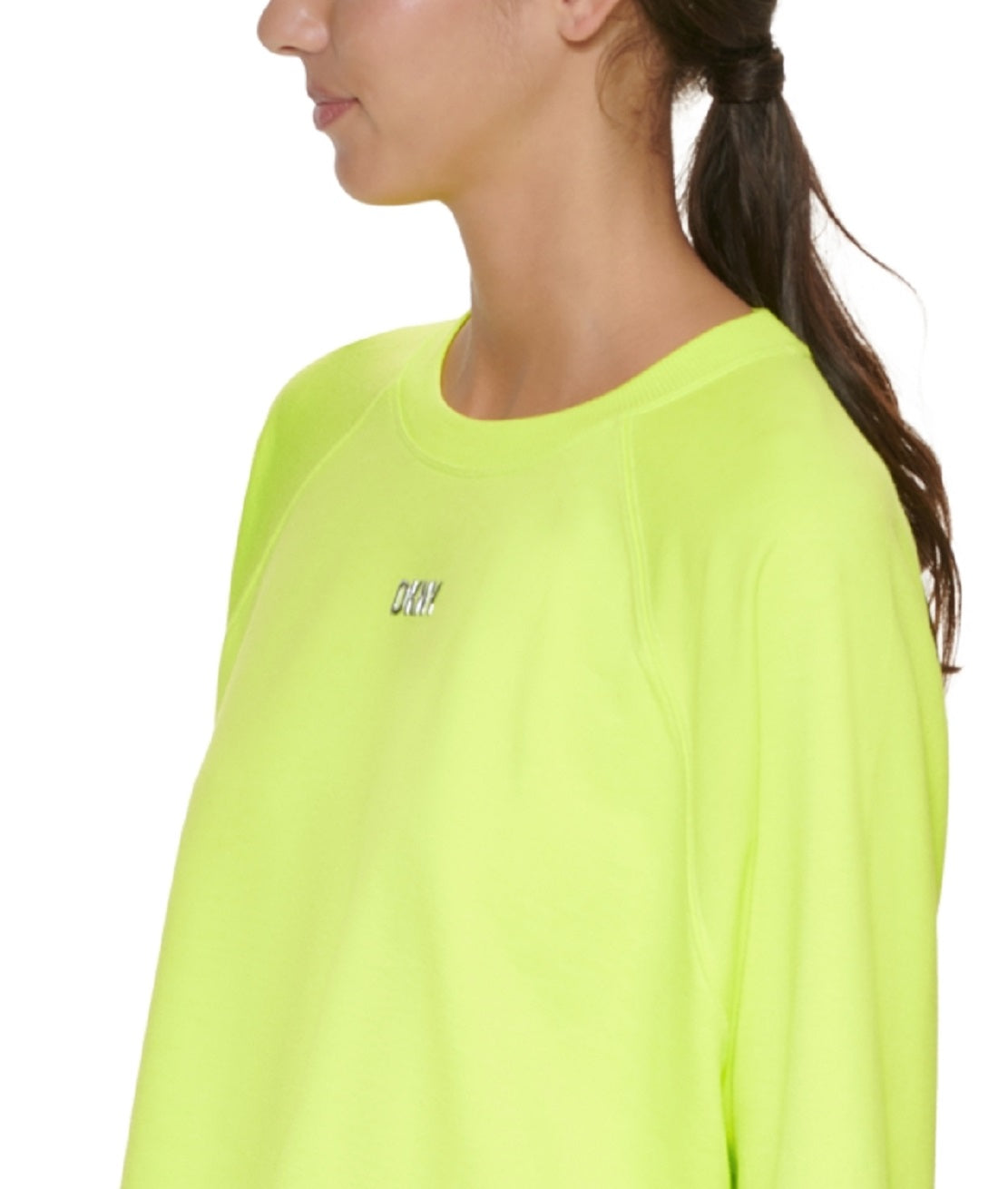 DKNY Women's Lightweight Super Soft Pullover Yellow Size Small