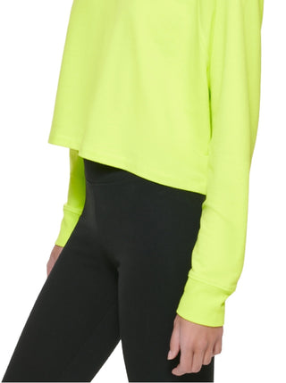 DKNY Women's Lightweight Super Soft Pullover Yellow Size Small