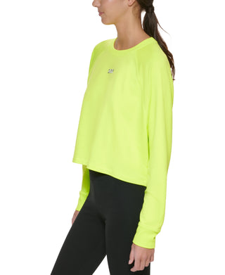 DKNY Women's Lightweight Super Soft Pullover Yellow Size Small